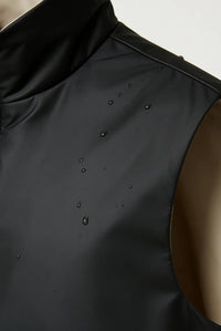 GILET RÉVERSIBLE — NOIR ONYX / ÉCRU