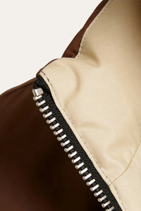 GILET RÉVERSIBLE — MOKA PROFOND / TAUPE SABLE