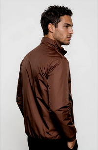 VESTE RÉVERSIBLE — MOKA PROFOND / ÉCRU