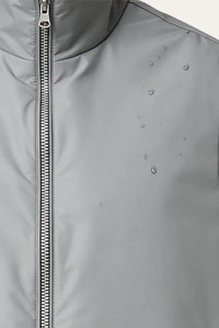 GILET RÉVERSIBLE — BLEU NUAGE / ÉCRU