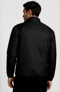 VESTE RÉVERSIBLE — NOIR ONYX / ÉCRU