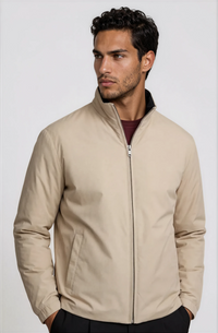 VESTE RÉVERSIBLE — NOIR ONYX / ÉCRU