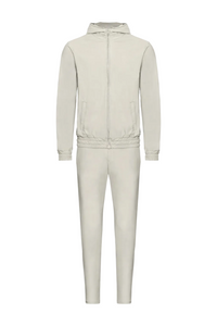 TECH SUIT À CAPUCHE — GRIS NUAGE