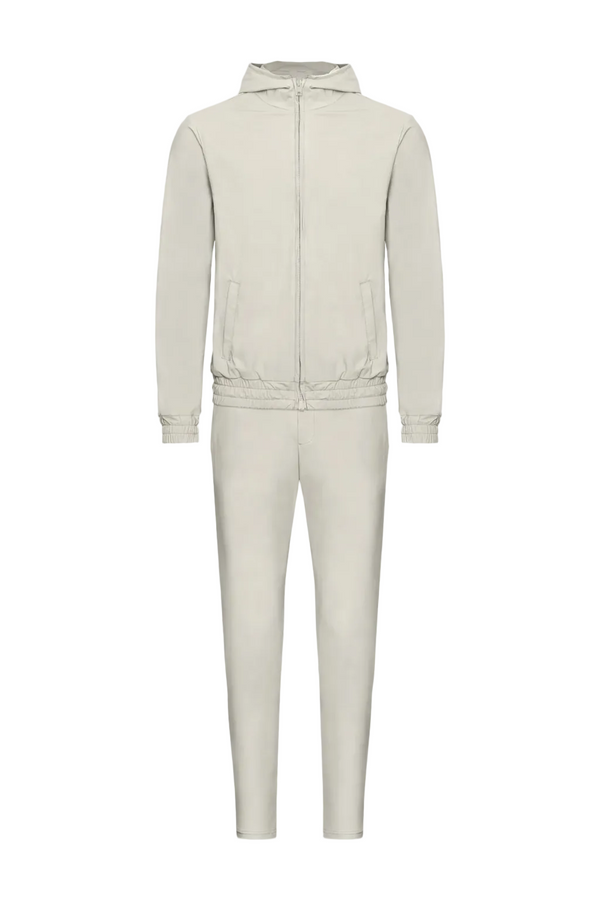 TECH SUIT À CAPUCHE — GRIS NUAGE