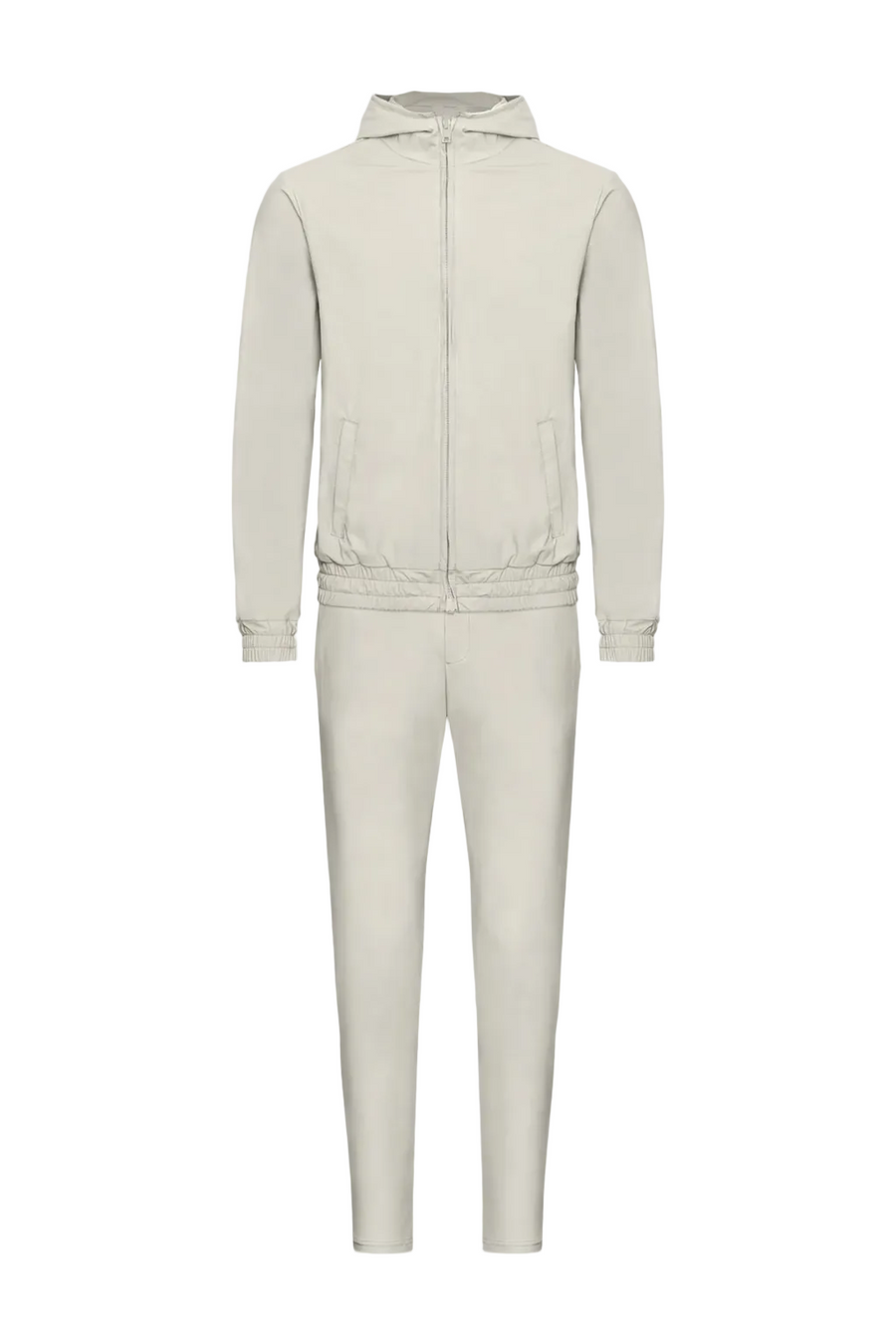 TECH SUIT À CAPUCHE — GRIS NUAGE