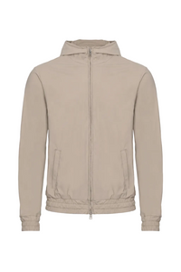 TECH JACKET À CAPUCHE — SABLE DORÉ