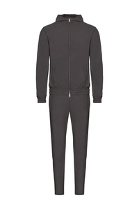 TECH SUIT À CAPUCHE — GRIS ANTHRACITE
