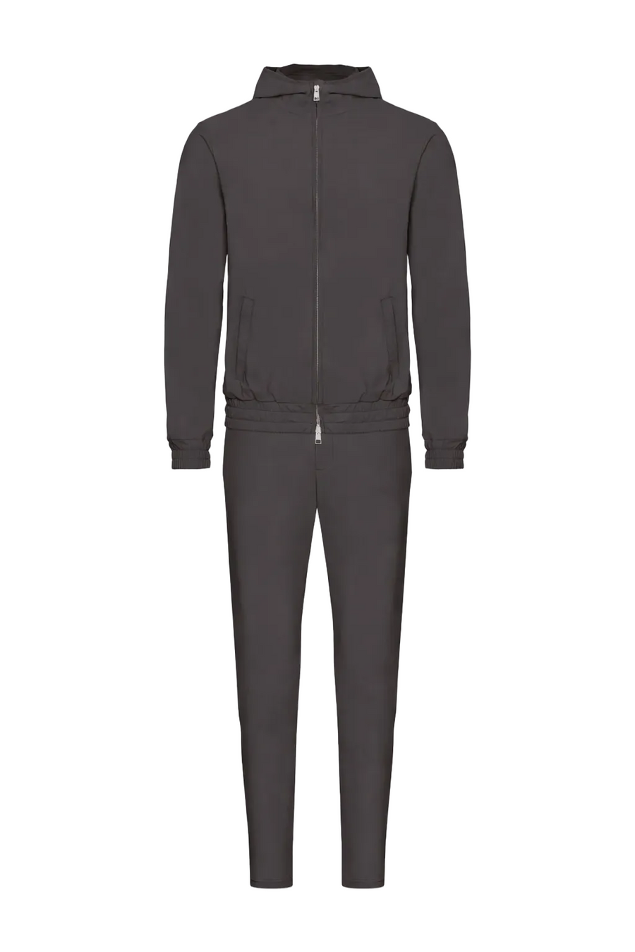 TECH SUIT À CAPUCHE — GRIS ANTHRACITE