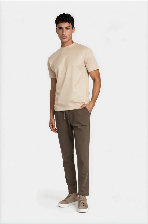 T-SHIRT ESSENTIEL — CAMEL