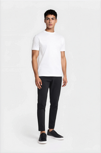 T-SHIRT ESSENTIEL — BLANC PUR