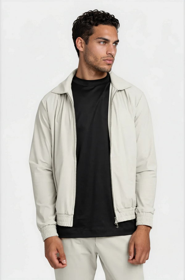 TECH JACKET CLASSIQUE — GRIS NUAGE