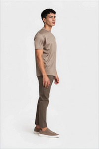 T-SHIRT ESSENTIEL — TAUPE SABLE