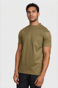 T-SHIRT ESSENTIEL — VERT OLIVE