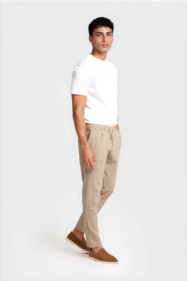 TAILORED PANT — SABLE DORÉ