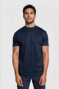 T-SHIRT ESSENTIEL — BLEU NUIT