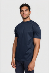 T-SHIRT ESSENTIEL — BLEU NUIT