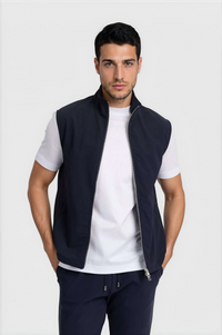 TECH GILET — BLEU NUIT