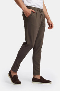 TAILORED PANT — MOKA PROFOND