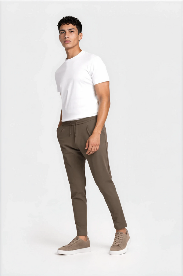 TAILORED PANT — MOKA PROFOND