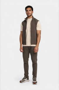 TECH GILET — MOKA PROFOND