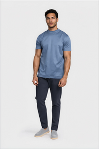 T-SHIRT ESSENTIEL — BLEU LAGON