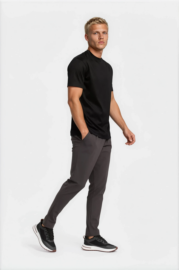 T-SHIRT ESSENTIEL — NOIR ONYX