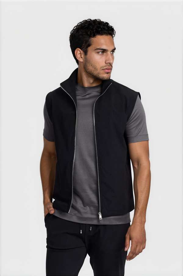 TECH GILET — NOIR ONYX