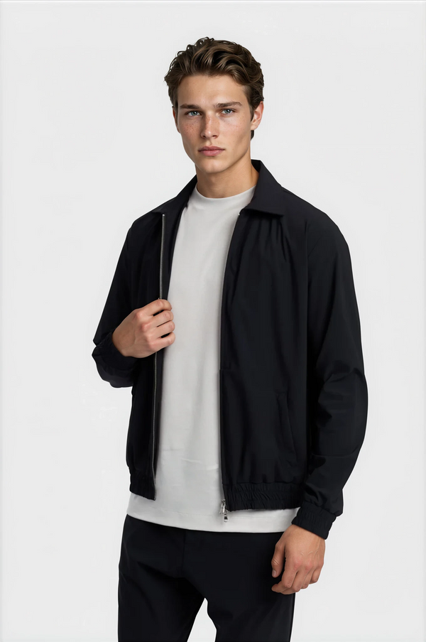 TECH JACKET CLASSIQUE — NOIR ONYX
