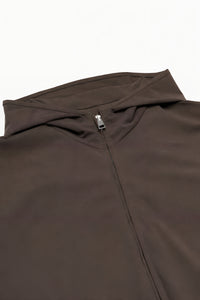 TECH SUIT À CAPUCHE — MOKA PROFOND