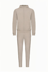 TECH SUIT À CAPUCHE — SABLE DORÉ