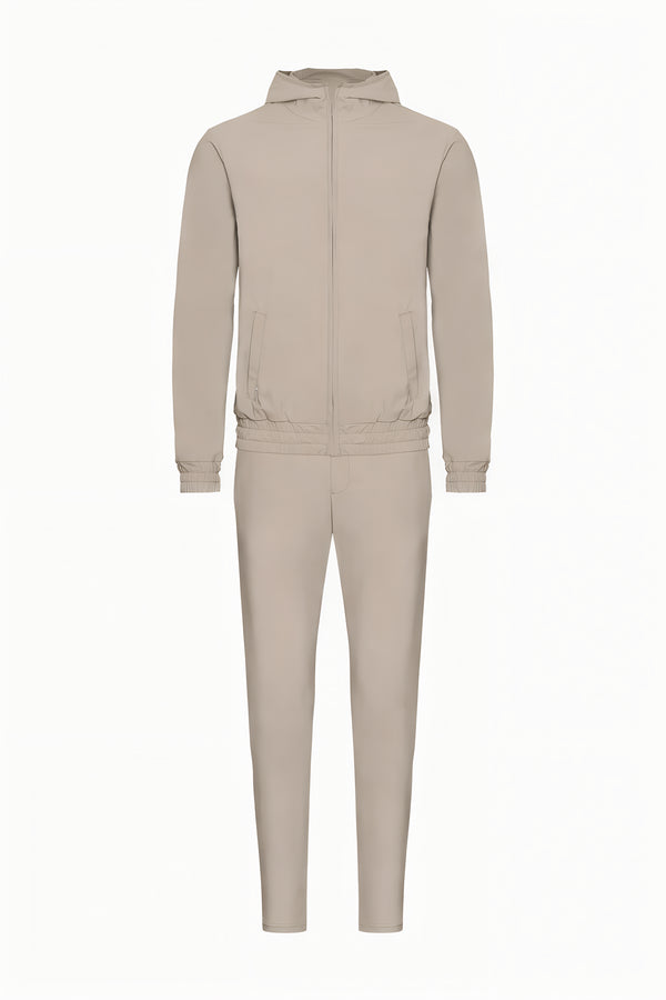 TECH SUIT À CAPUCHE — SABLE DORÉ