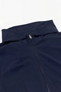 TECH SUIT À CAPUCHE — BLEU NUIT
