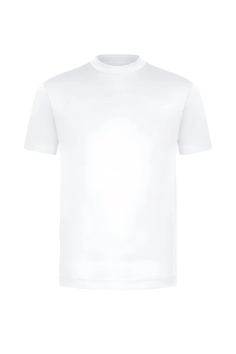 T-SHIRT ESSENTIEL — BLANC PUR