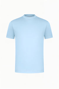 T-SHIRT ESSENTIEL — BLEU AZUR