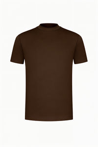 T-SHIRT ESSENTIEL — BRUN CACAO