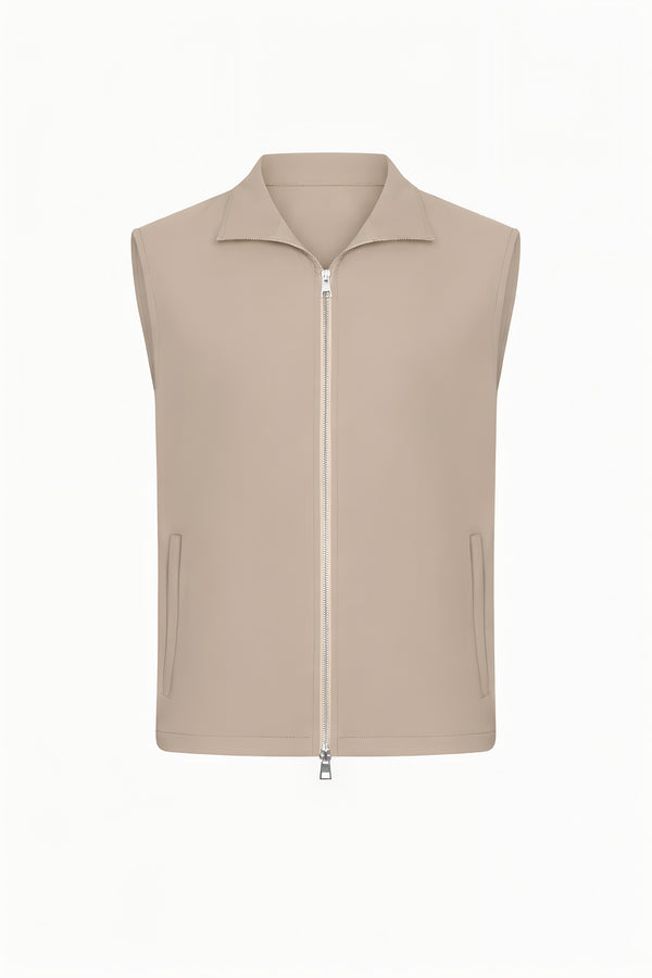 TECH GILET — TAUPE SABLE