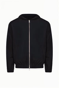VESTE À CAPUCHE BLEND — NOIR ONYX