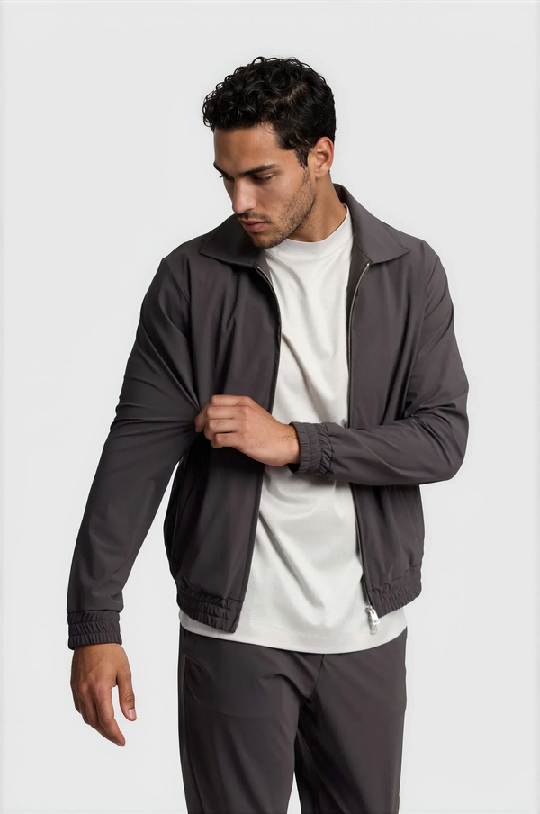 TECH JACKET CLASSIQUE — GRIS ANTHRACITE
